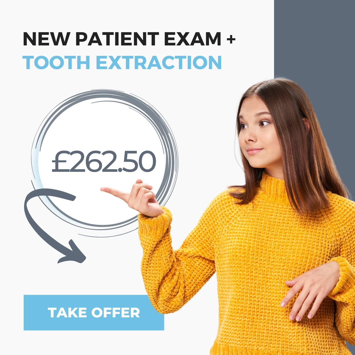 new patient + tooth extraction offer image